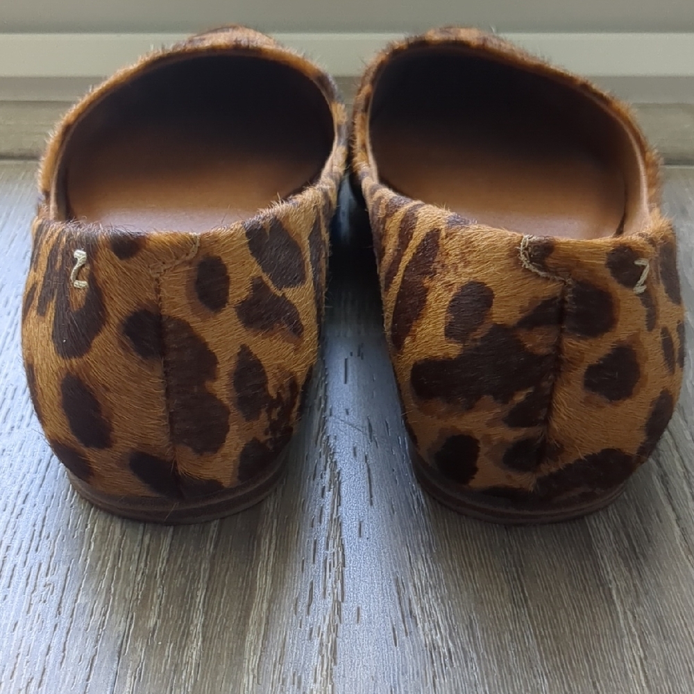Zodiac Brown Leopard Print Flats - Picture 3 of 9